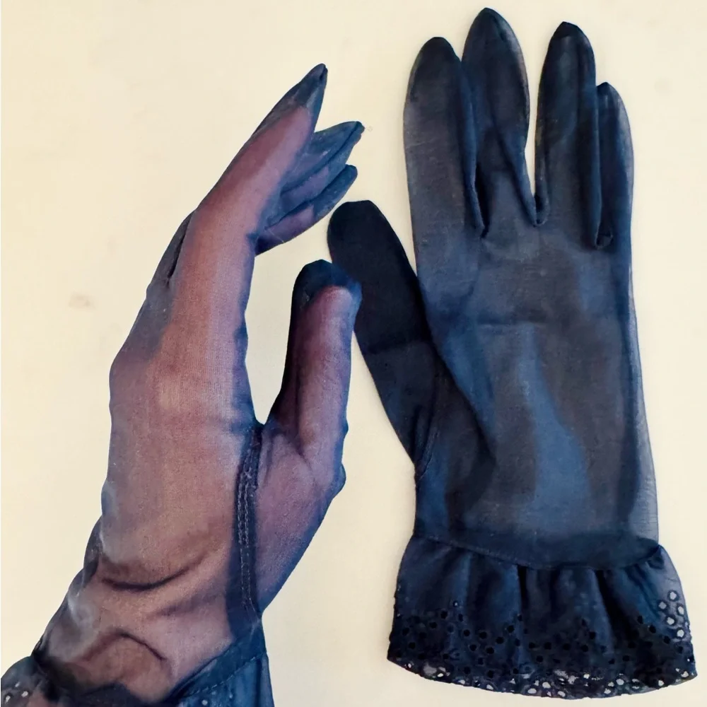 Vintage sheer black